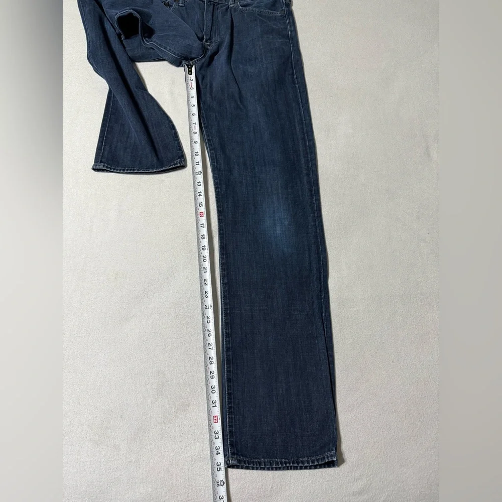 Lucky‎ Brand 363 Straight Jeans Mens 33x35 Blue Denim Medium Wash